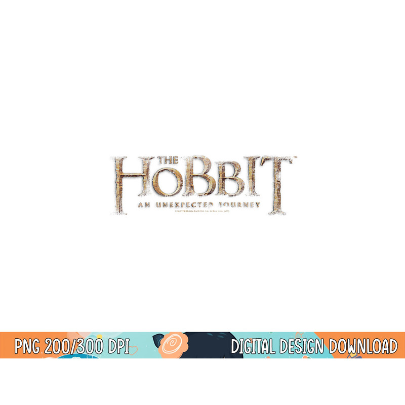 Hobbit Distressed Logo  png, sublimation .jpg