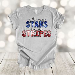 Independence Day Shirt, Stars and Stripes, American Flag Shirt, USA, Red White And Blue,  Premium Soft Unisex Shirt, Plu