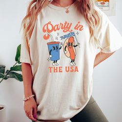 Party In The USA Shirt,4th of July Shirt,Family Matching Shirt,Funny 4th Of July Shirt,Independence Day Shirt,4th July G