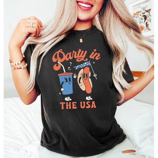 Party In The USA Shirt,4th of July Shirt,Family Matching Shirt,Funny 4th Of July Shirt,Independence Day Shirt,4th July Gift,USA Summer Shirt - 3.jpg