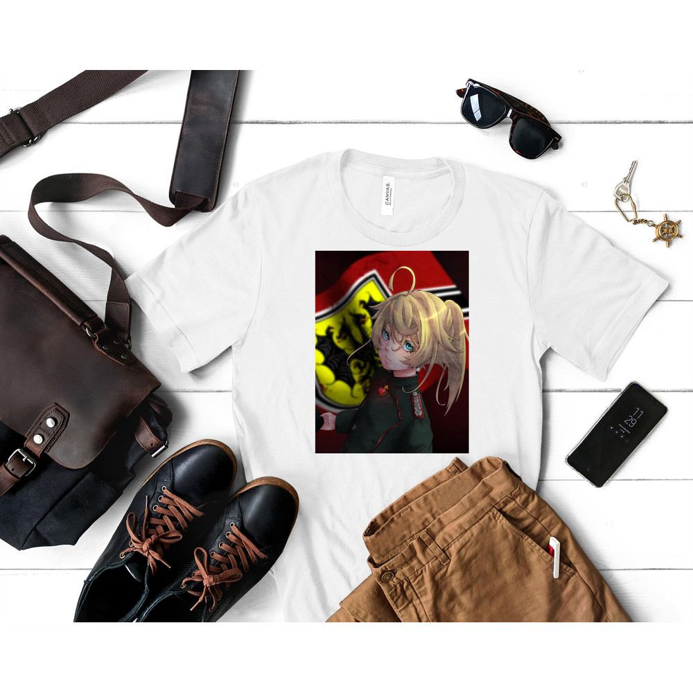 Tanya Degurechaff - Youjo Senki Classic T-Shirt 72_White_White.jpg