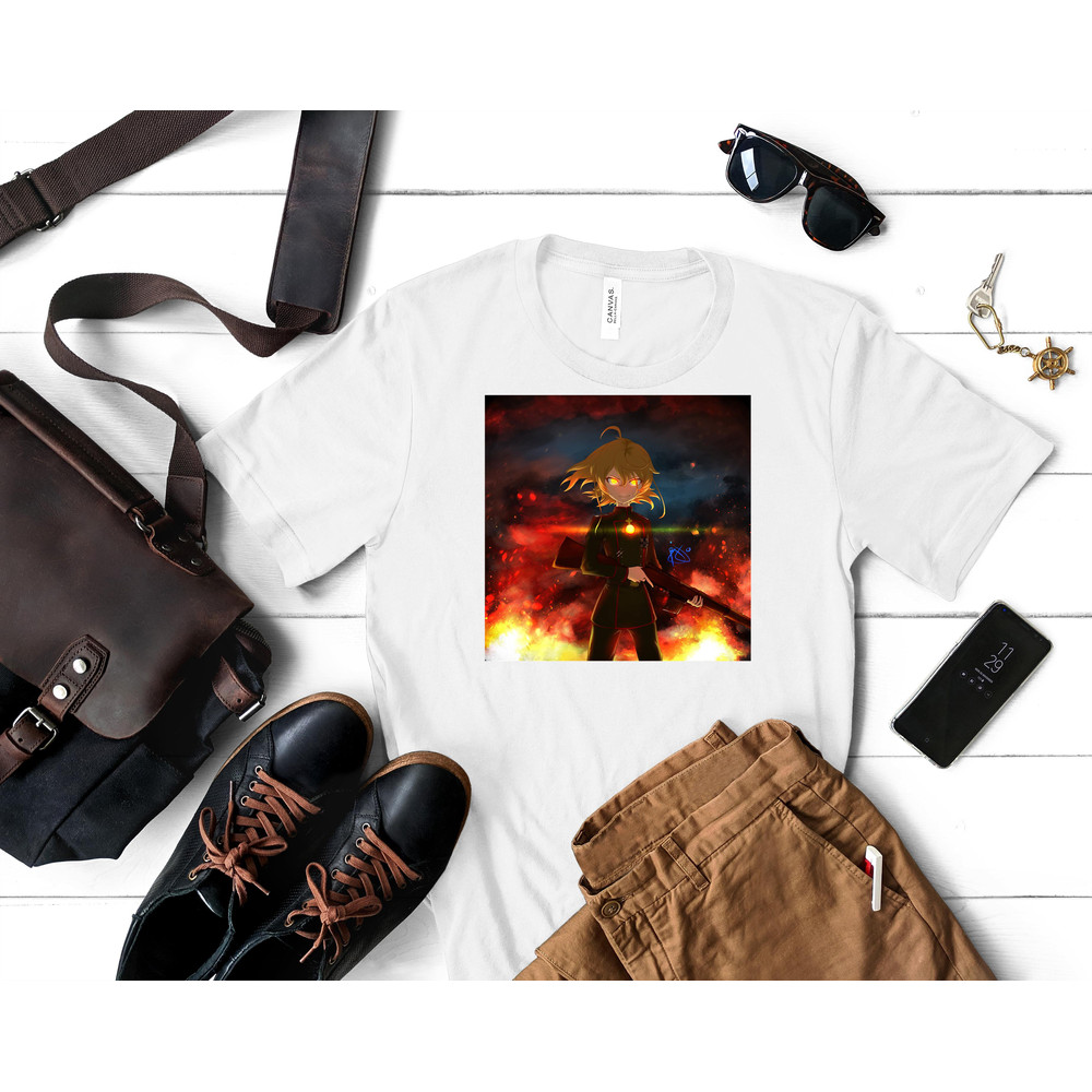 Tanya Degurechaff - Youjo Senki Classic T-Shirt 78_White_White.jpg