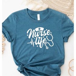 nurse life shirt, nurse superhero t-shirt, nurse appreciation gift, nurse gift idea, nurses week gift, cute nurse shirts