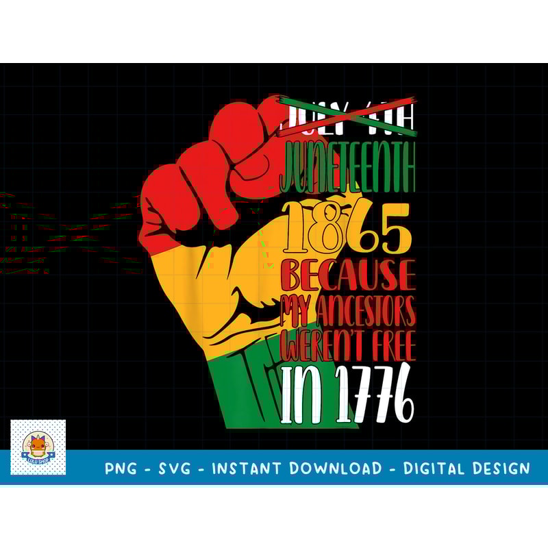 july 4th juneteenth 1865 cool gifts for women T-Shirt copy.jpg