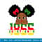 Juneteenth Celebrating 1865 Cute Black Girls Kids T-Shirt copy.jpg