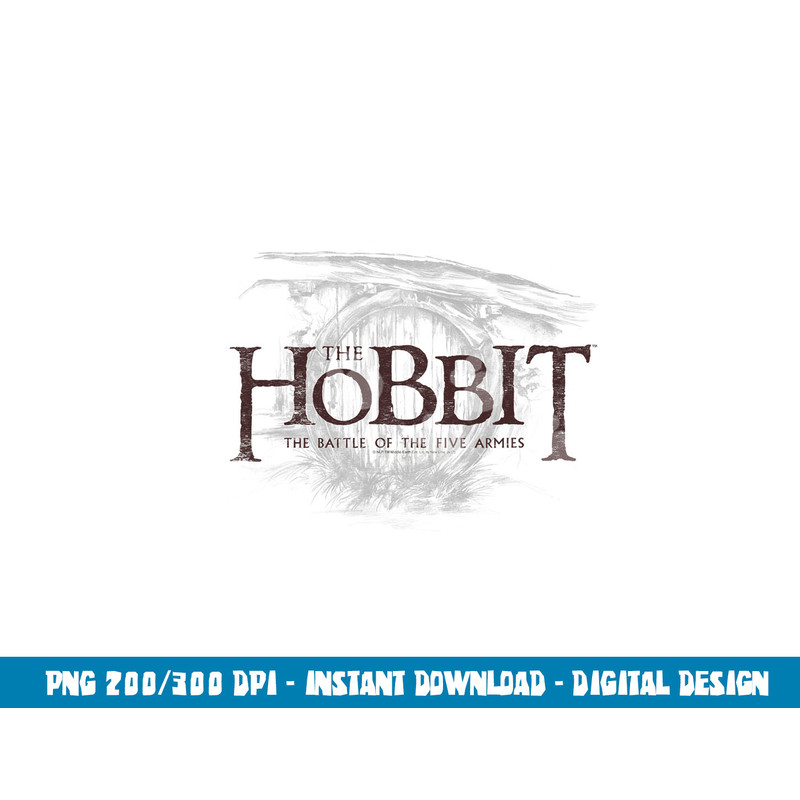 Hobbit Door Logo png, sublimation .jpg