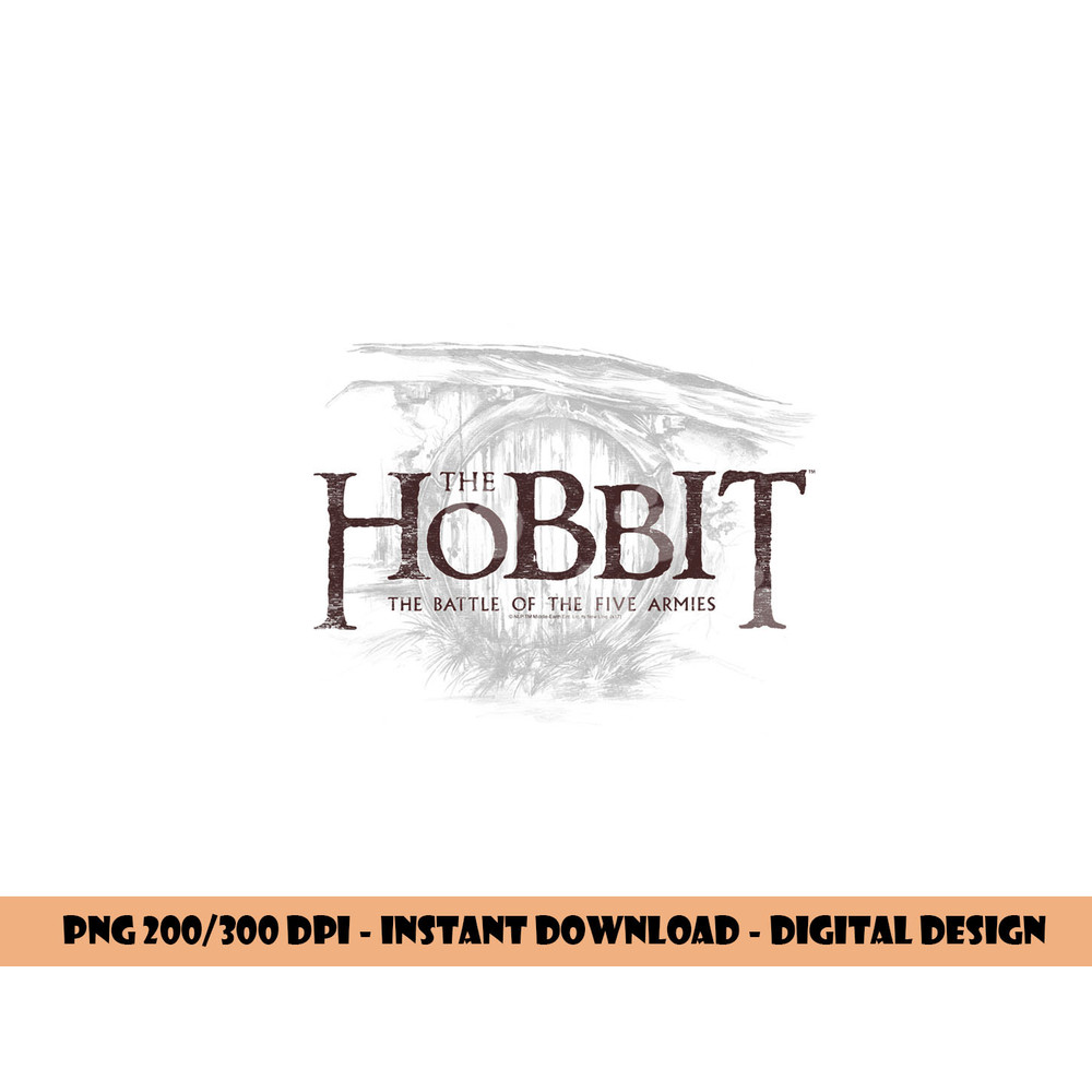 Hobbit Door Logo  png, sublimation .jpg