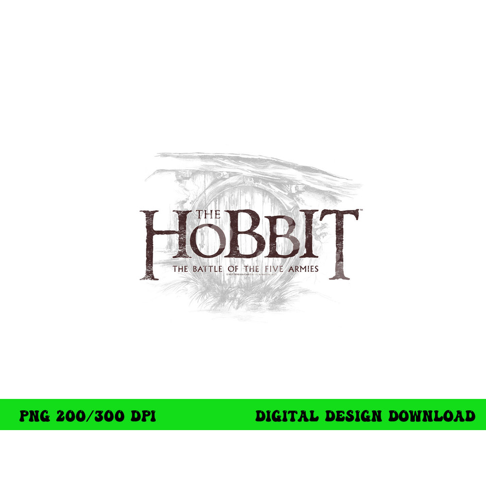 Hobbit Door Logo  png, sublimation .jpg