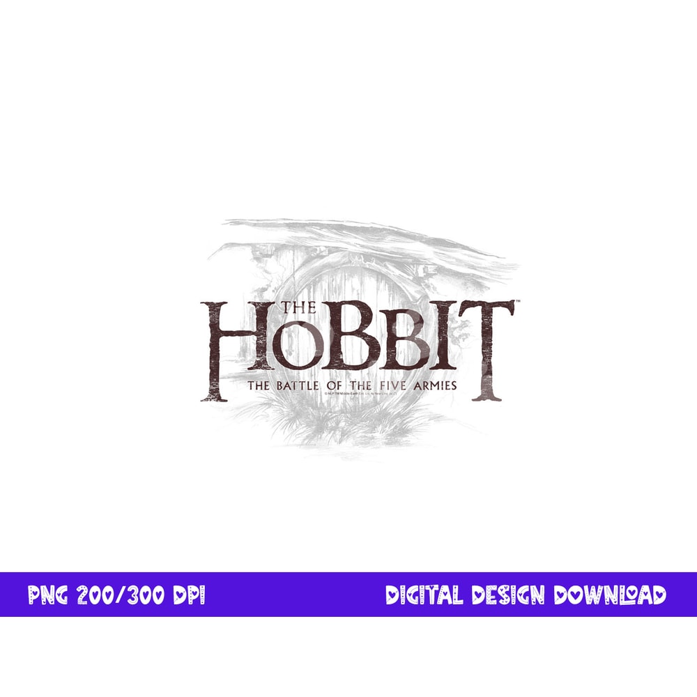 Hobbit Door Logo png, sublimation .jpg