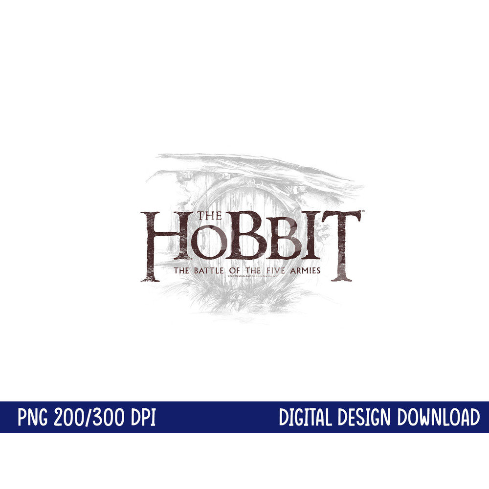 Hobbit Door Logo png, sublimation .jpg