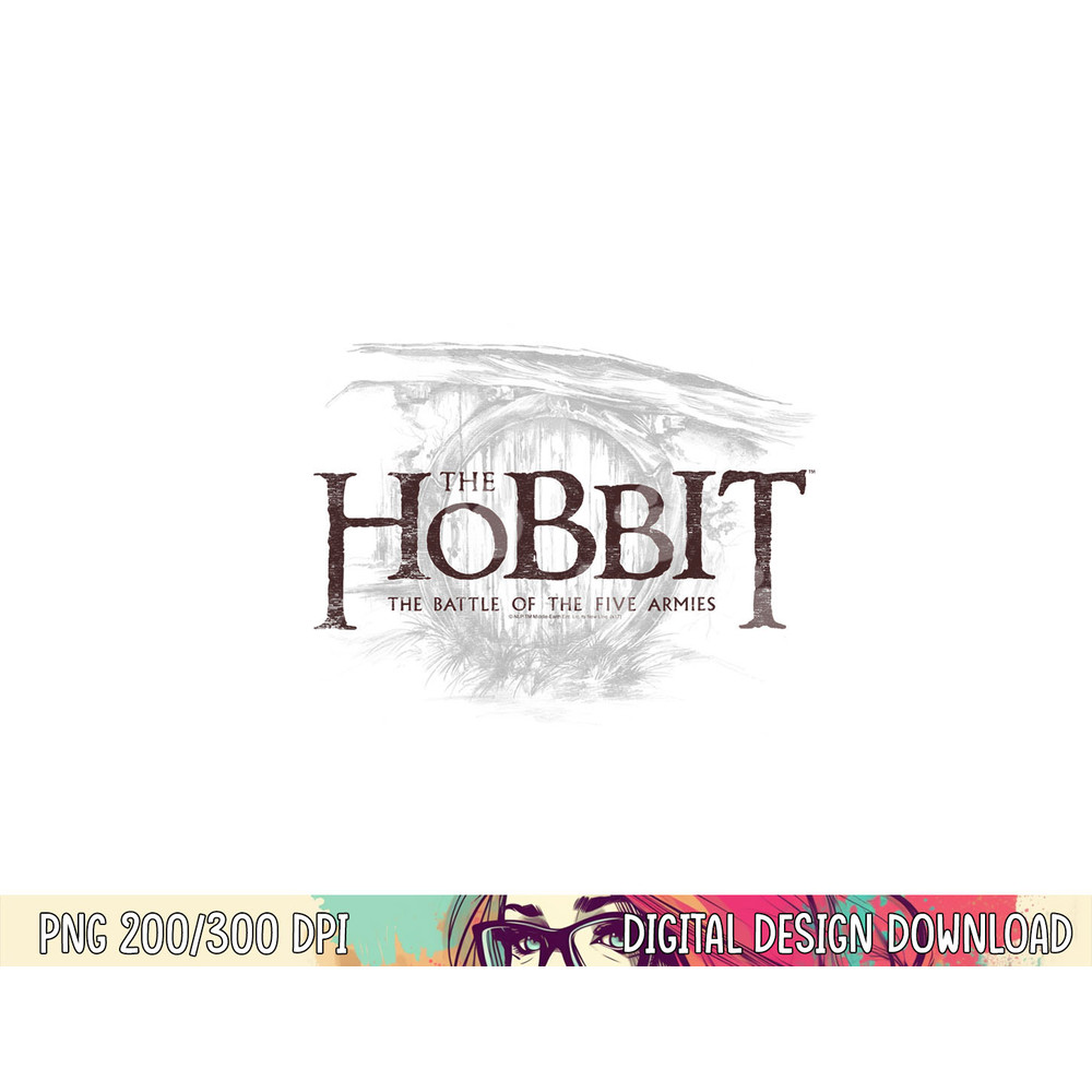 Hobbit Door Logo png, sublimation .jpg