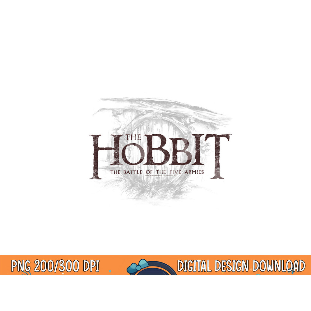 Hobbit Door Logo  png, sublimation .jpg