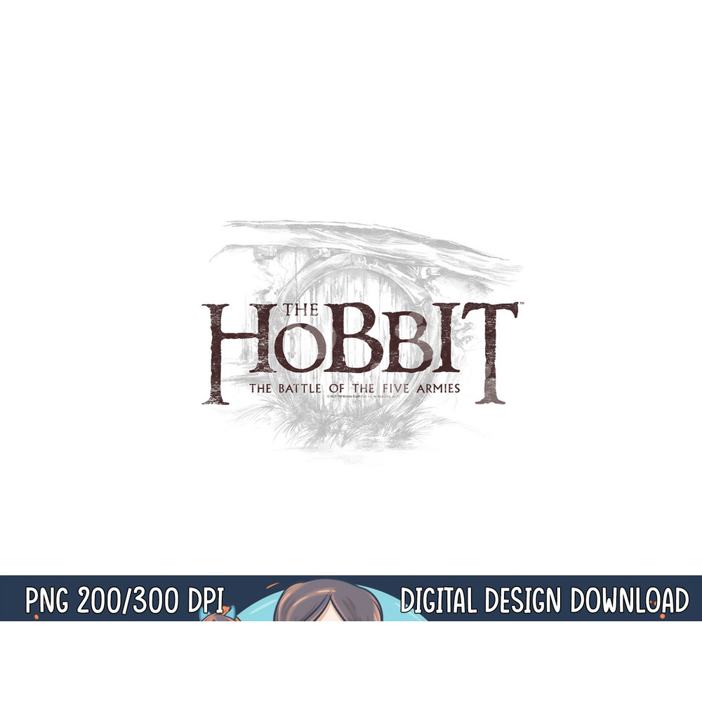 Hobbit Door Logo png, sublimation .jpg