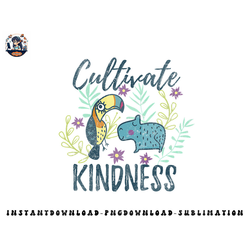Disney Encanto Cultivate Kindness Floral Logo png, sublimation, digital download.jpg