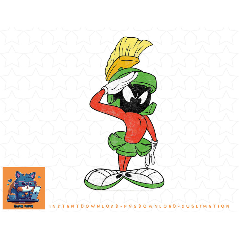 Looney Tunes Marvin The Martian Salute Portrait png, sublimation, digital download.jpg