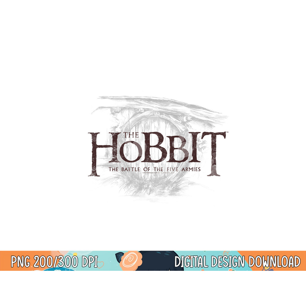 Hobbit Door Logo  png, sublimation .jpg