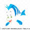 Disney The Little Mermaid Flounder Costume png, sublimation, digital download.jpg
