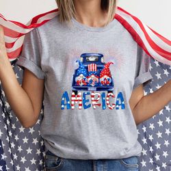 4th of july gnome shirt, 4th of july shirt, gnome shirt, patriotic shirt, independence day shirt, 4th of july gift, inde