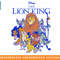 Disney The Lion King Group Shot Dark Outline png, sublimation, digital download.jpg