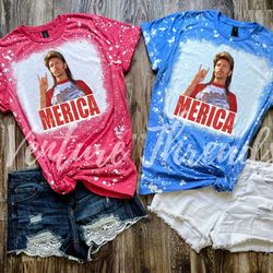 joe dirt merica, america, 4th of july graphic tee, red white & blue, 4th of july, gildan softstyle