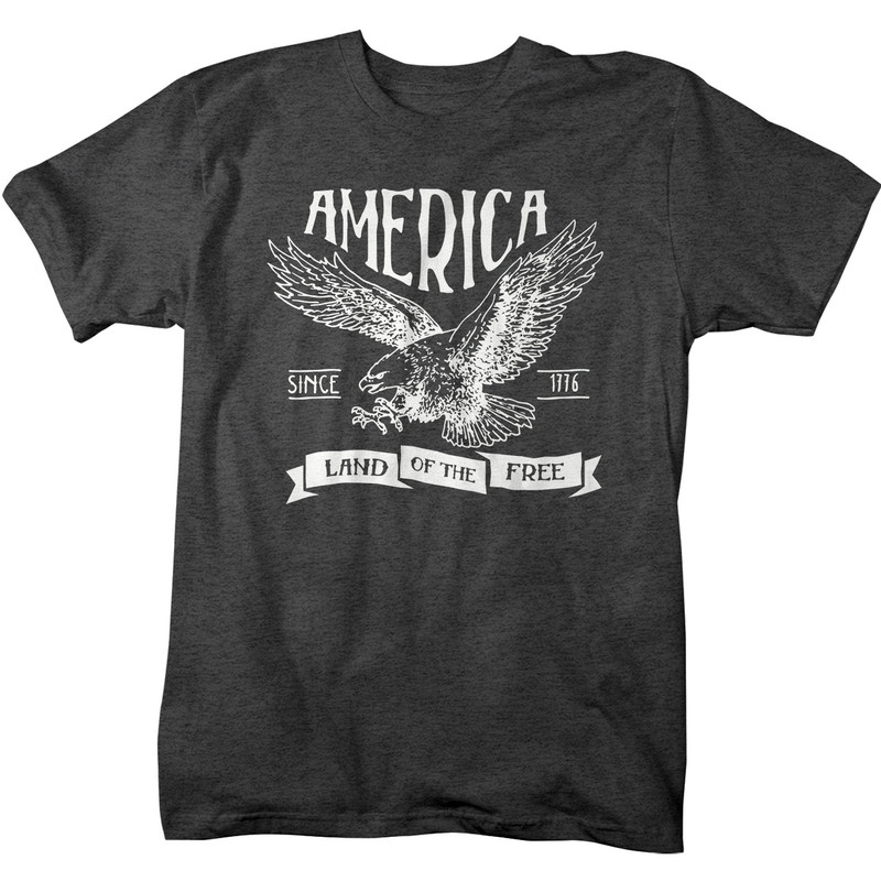 Men's Vintage America T-Shirt Vintage Patriotic Shirts 4th July T-Shirt Eagle Shirt Since 1776 Independence Day Shirts - 4.jpg