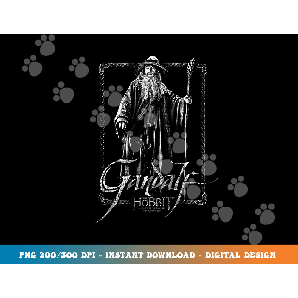 Hobbit Gandalf Stare png, sublimation.jpg