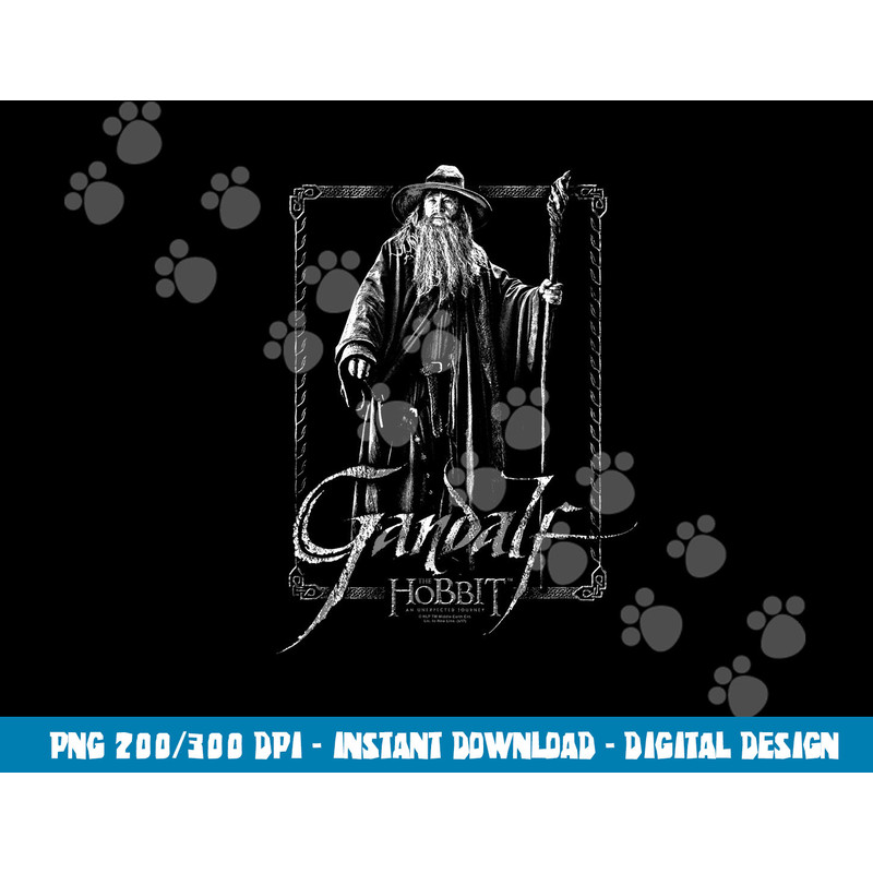Hobbit Gandalf Stare png, sublimation .jpg