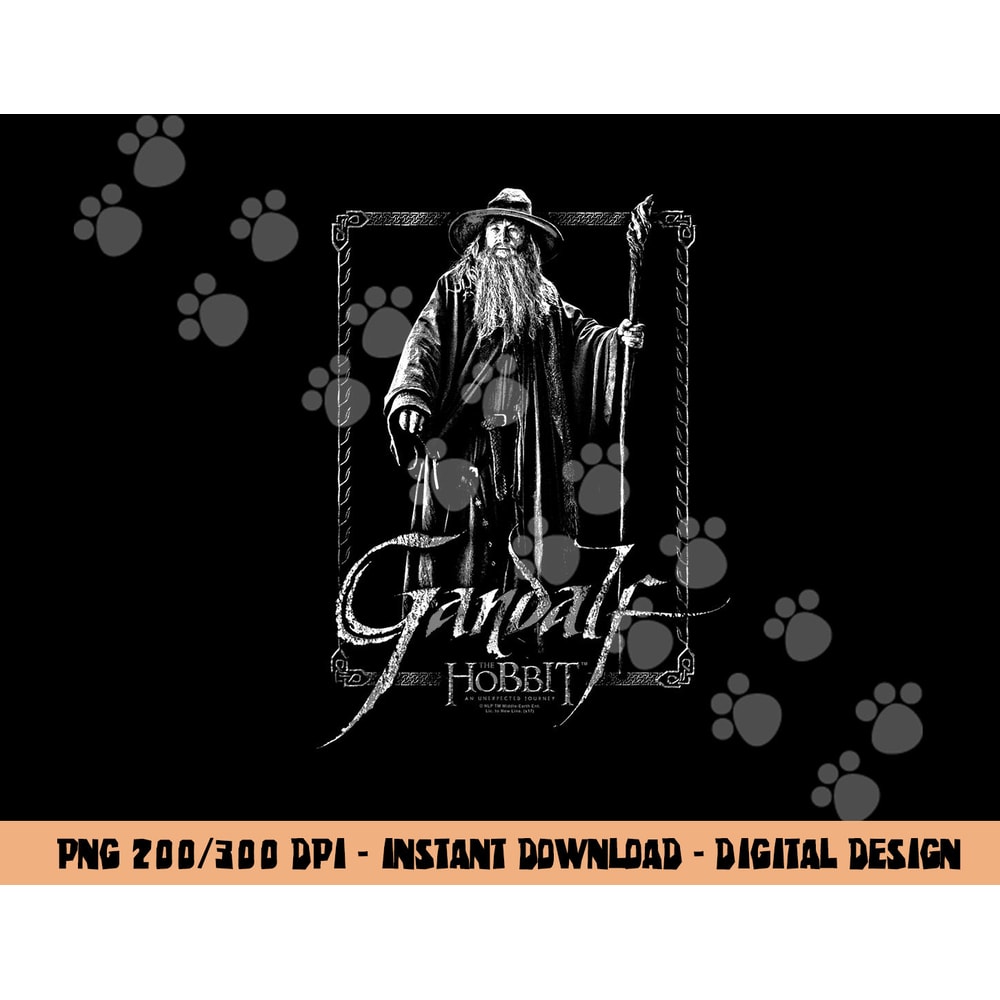 Hobbit Gandalf Stare png, sublimation .jpg