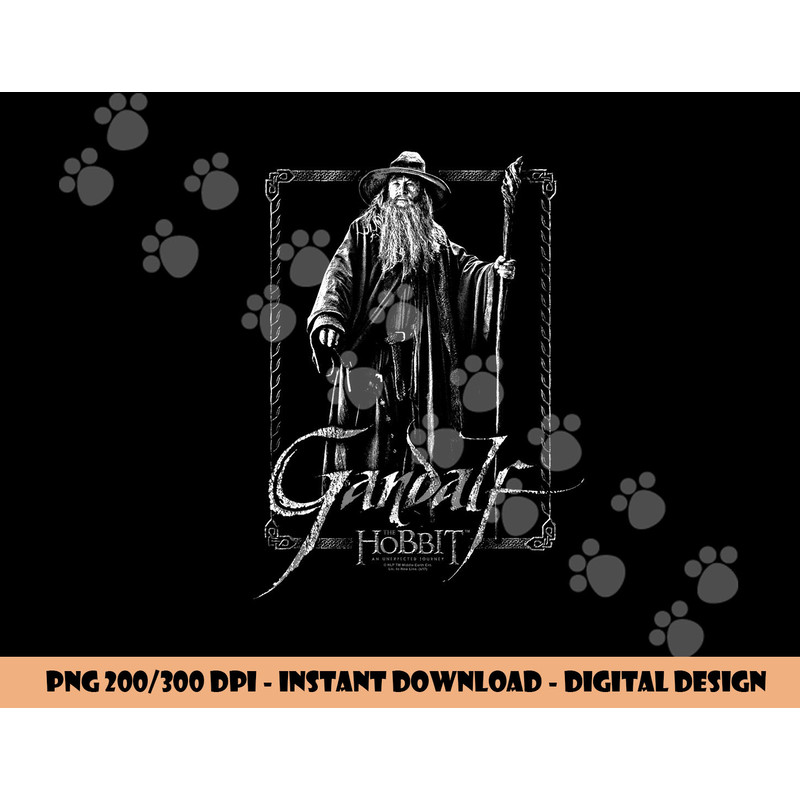 Hobbit Gandalf Stare  png, sublimation .jpg