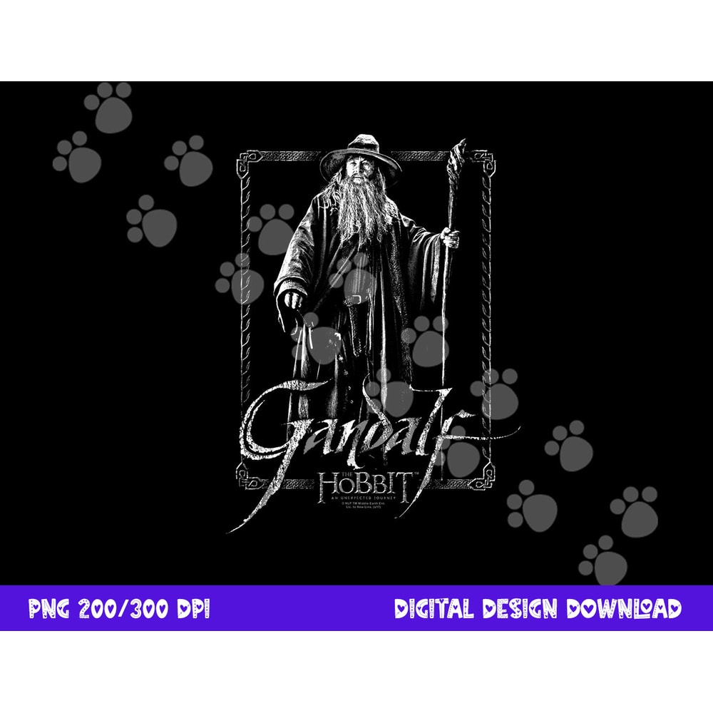 Hobbit Gandalf Stare png, sublimation .jpg
