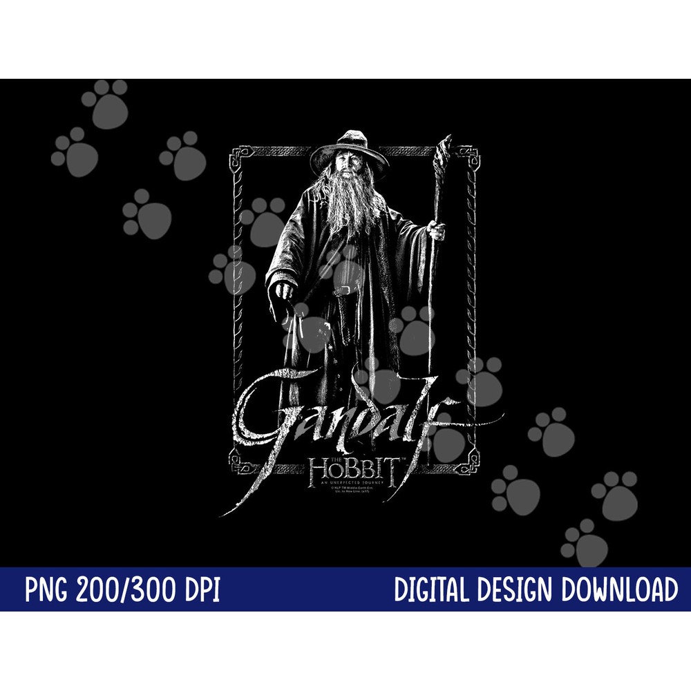Hobbit Gandalf Stare png, sublimation .jpg