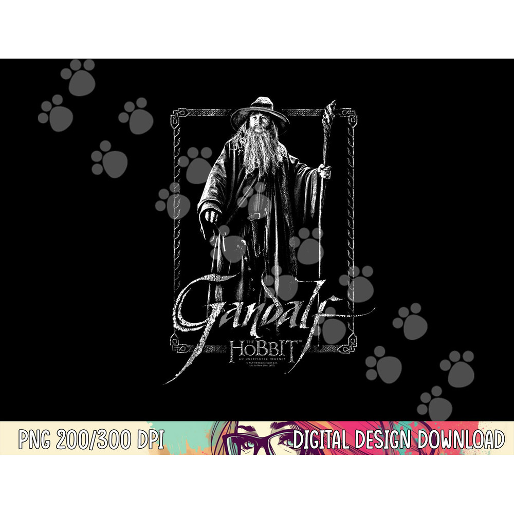 Hobbit Gandalf Stare png, sublimation .jpg