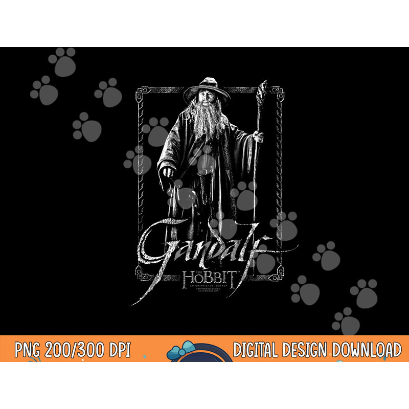 Hobbit Gandalf Stare  png, sublimation .jpg