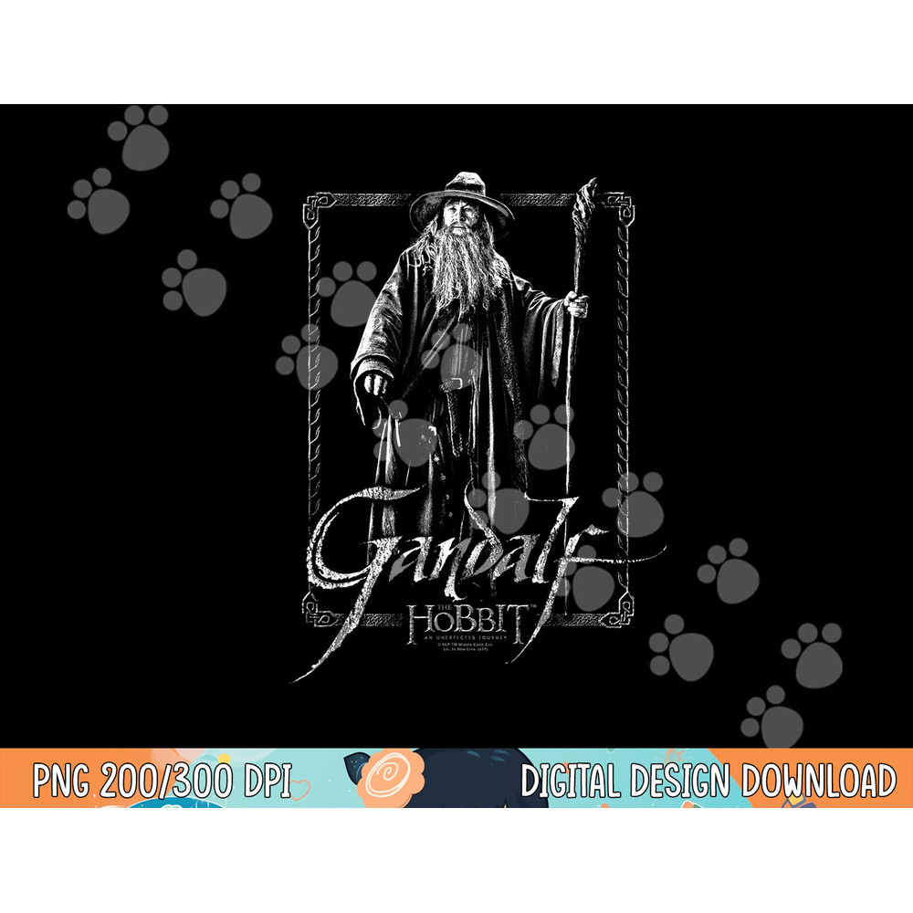 Hobbit Gandalf Stare  png, sublimation .jpg