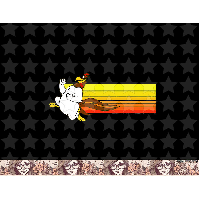 Looney Tunes Foghorn Leghorn Retro Stripe png, sublimation, digital download .jpg