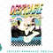 Looney Tunes Daffy Duck Rainbow Gradient Skate Pose png, sublimation, digital download.jpg