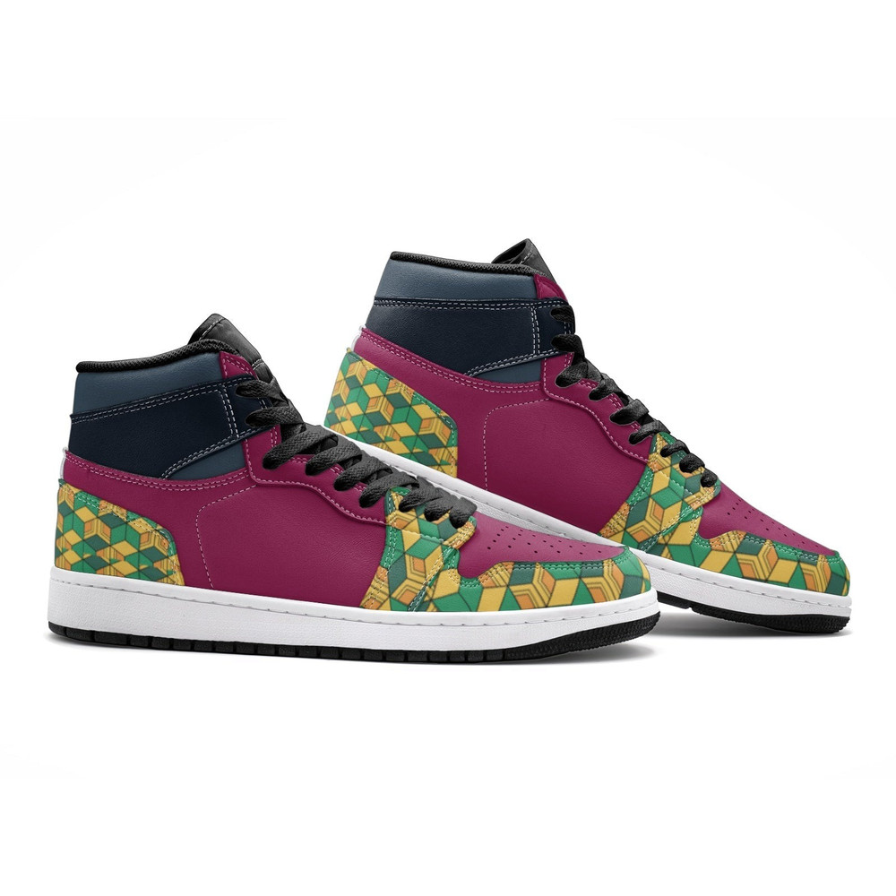Giyu Tomioka Demon Slayer JD1 Shoes, Giyu Tomioka Demon Slayer Jordan 1 Shoes, Giyu Tomioka Demon Slayer Shoes Sneaker