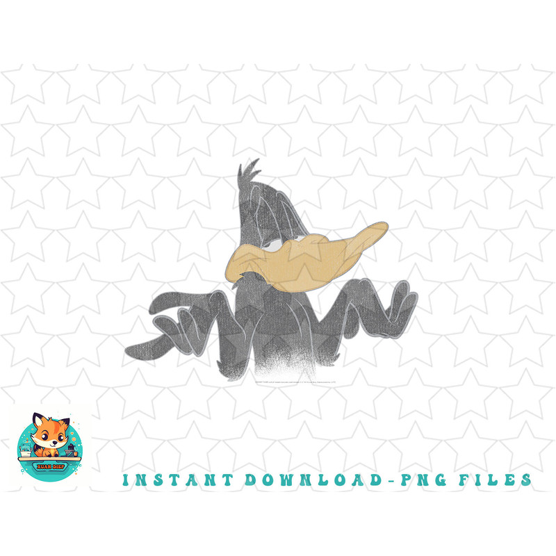 Looney Tunes Daffy Duck Shrug Portrait png, sublimation, digital download.jpg