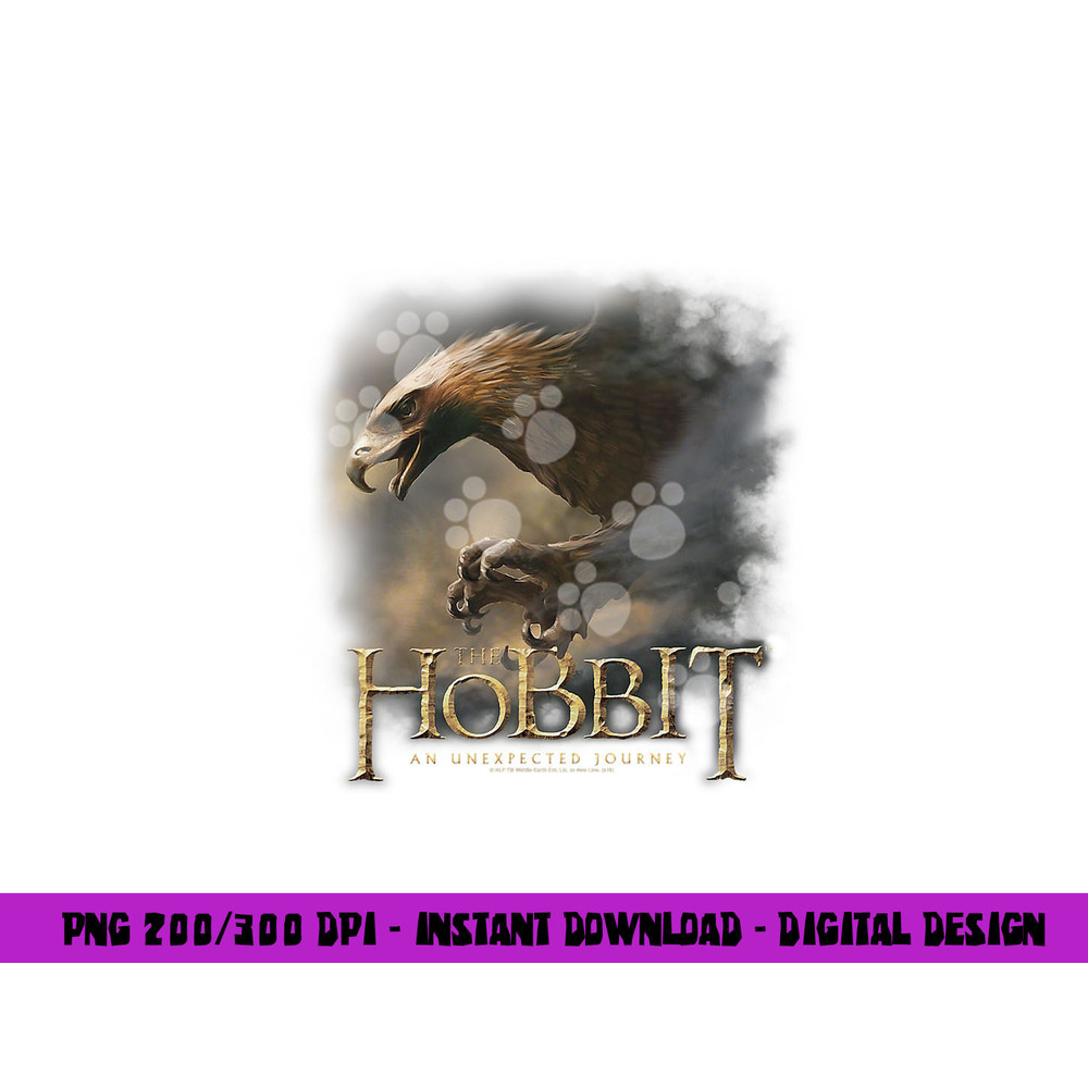 Hobbit Great Eagle T Shirt  png, sublimation .jpg