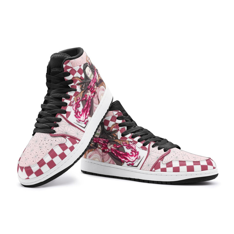 Nezuko Demon Slayer JD1 Shoes, Nezuko Demon Slayer Jordan 1 Shoes, Nezuko Demon Slayer Shoes Sneaker