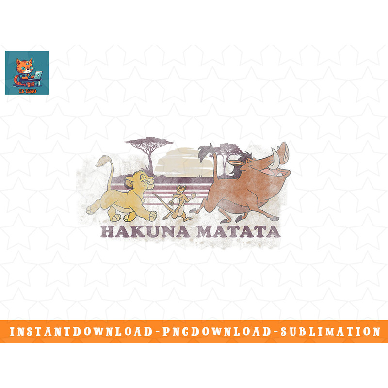 Disney The Lion King Hakuna Matata Group Shot Fade png, sublimation, digital download.jpg