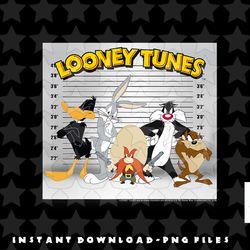 looney tunes group shot lineup png, sublimation, digital download