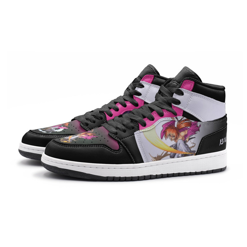 Kenshin Battousai Rurouni Kenshin JD1 Shoes, Kenshin Battousai Rurouni Kenshin Jordan 1 Shoes, Kenshin Battousai