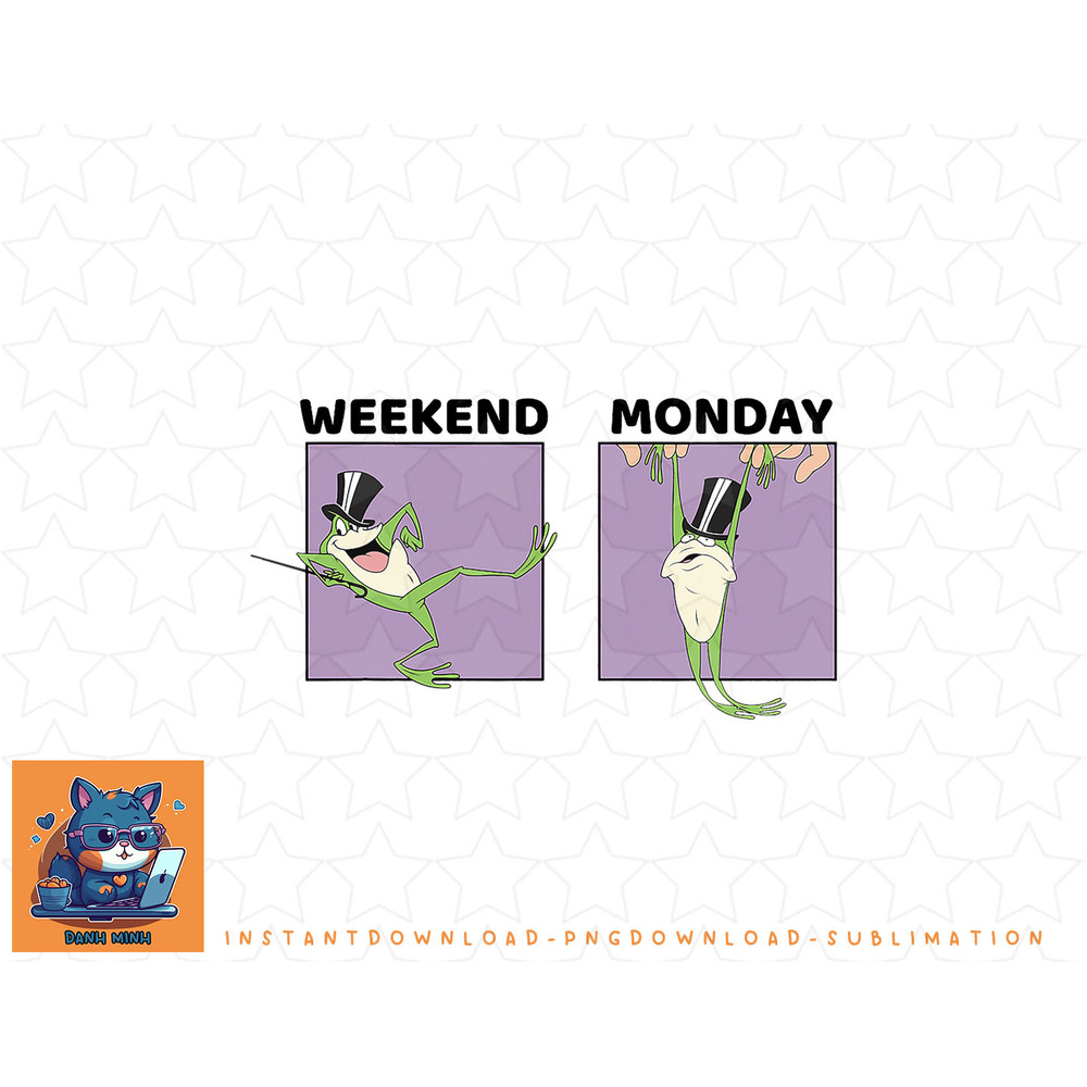 Looney Tunes Michigan J. Frog Weekend VS. Monday png, sublimation, digital download.jpg