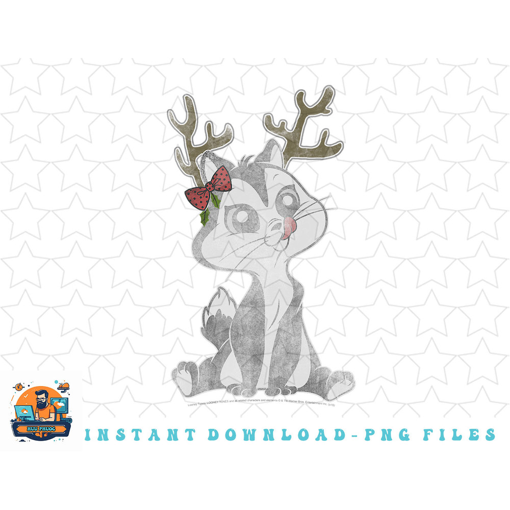 Looney Tunes Christmas Pussyfoot Reindeer png, sublimation, digital download.jpg