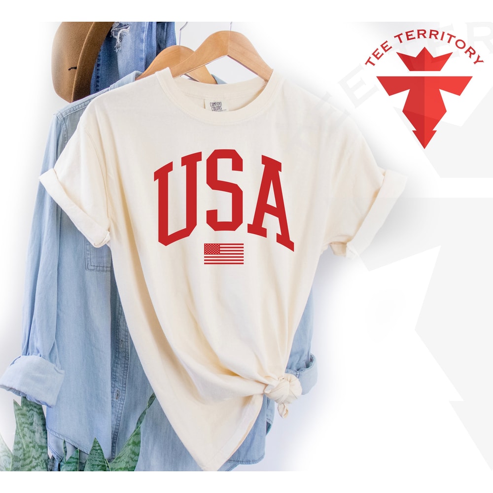 Comfort Colors USA Tshirt, 4 of July Tshirt, USA Flag Tshirt, USA Shirt for 4of July, Independent Day Shirt, Big Letter Usa Shirt, Retro Usa - 9.jpg