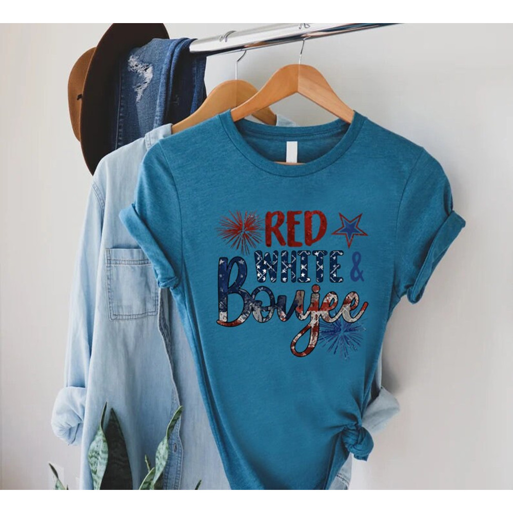 Red White and Boujee TShirt,Gift For American,Groovy 4th of July Shirt,Independence Day Gift,Patriotic Shirt,USA Flag Tee,Memorial Day Shirt - 4.jpg