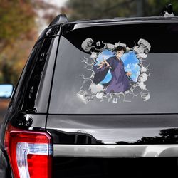 inuyasha sticker, miroku decal, anime decal, anime sticker, manga decal, inuyasha decal for car