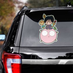 inuyasha sticker, inuyasha decal for car, anime decal, anime sticker, manga decal, miroku decal