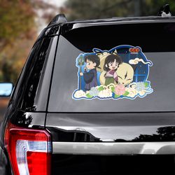 inuyasha sticker, inuyasha decal for car, miroku decal, anime decal, manga decal, anime sticker